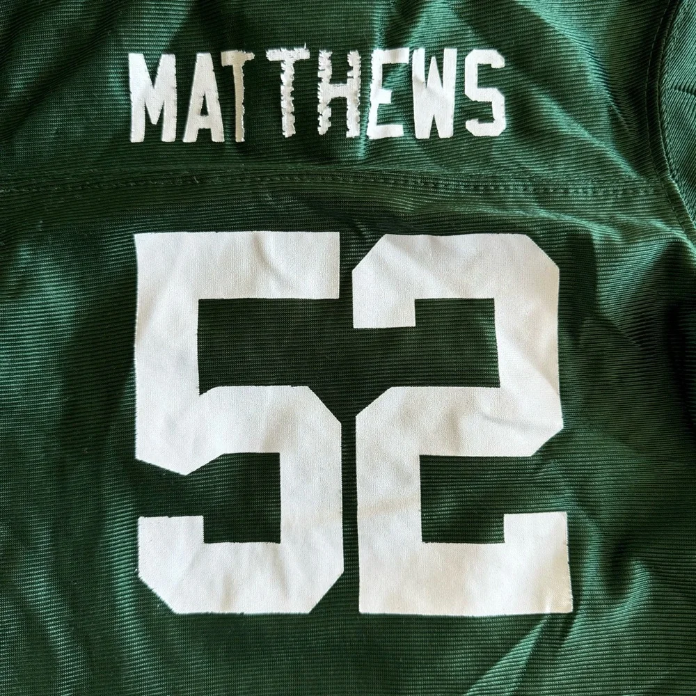Green Bay Packers Clay Matthews Jersey Size 18 Months Baby Football Green Gold - Picture 5 of 8